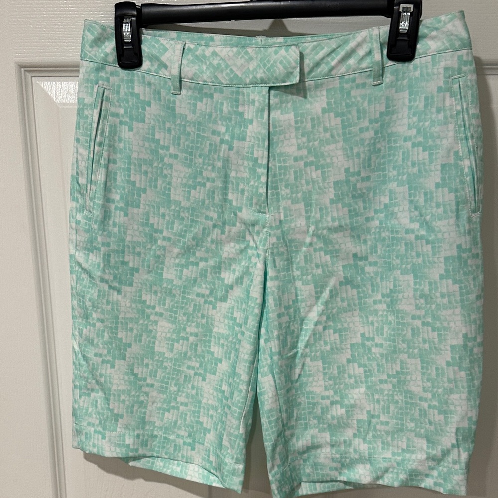 Lady Hagen Aqua Patterned Women's Shorts